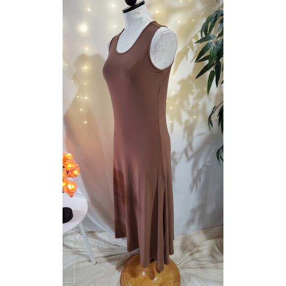 Attitudes by Renee NWT QVC Animal Print Duster Maxi Dress Set Womens Size XXSP - Picture 5 of 14